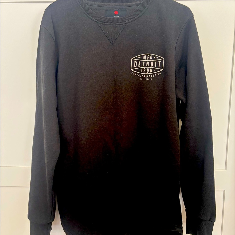 DETROIT IRON MFG Patented Motor Company Long Sleeve Sweatshirt Men’s Large
